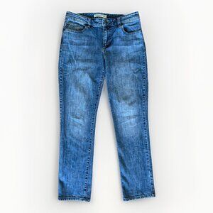 Chico's Platinum Ultimate Fit Slim Leg Blue Denim Jeans Women's Size .5 (32x30)